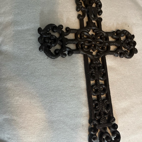 Vintage Black Cast Iron Wall Decor - Picture 3 of 4